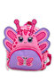 Girl's Kindergarten Backpack with Cute Butterfly Figure and Pink Purple Pattern
