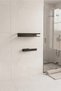 Stainless Steel Adhesive Shower Caddy and Towel Holder Set, Towel Hanger and Bathroom Shelf - 6