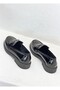 26by04-528 Genuine Leather Front Buckle Detail Loafer Shoes for Women - 5