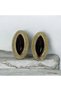 Xuping Vintage Twirl Frame Earrings - Colorful Stone Medallion Steel Anti-Allergic Vip Non-Tarnish Women's Earrings