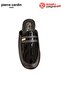 Premium Men's Patent Leather Boxed Engagement Dowry Groom House Slippers - 2