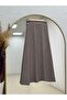 Şayeste Drawstring Waist Zippered Modal Skirt Set-Ek733 Mink - 6