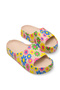 Elyenshia Women's Slippers 001215 Beige Floral - 4