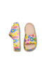 Elyenshia Women's Slippers 001215 Beige Floral - 8