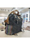 C1015 Women's Denim Plaid Handbag, Shoulder Bag and Backpack - 4