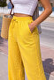 Women's Wide Leg Pants High Waist Elastic Comfortable Cut - 3