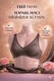 Women's Black Recovery Tulle Thin Soft Bra 9200
