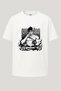 Oversize Yami Sukehiro Black Clover Printed T-Shirt - Wide Fit