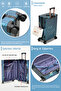 Hard Shell Aluminum Frame 3PCS SET (20/24/28 Inch) Luggage With TSA Lock, Travel Hook, Suitcase - 3