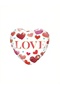 Love Written Red Helium Balloon Balloon for Lover and Special Day - 2