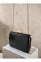 Black Color Matte Crocodile Patterned Chain Strap Women's Evening Dress Bag Wedding Engagement Graduation - 6