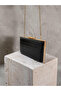 Black Color Matte Crocodile Patterned Chain Strap Women's Evening Dress Bag Wedding Engagement Graduation - 6