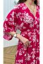 Patterned Double-breasted Dress - 3
