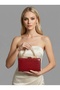 Burgundy Color Matte Leather Crocodile Patterned Women's Evening Dress Bag Wedding Engagement Graduation