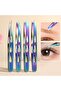 Rainbow Series 4-Piece Precision Tip Eyebrow Shaping Set - Ingrown and Hair Removal Tweezers Set with Bag - 4