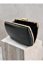 Black Color Matte Crocodile Patterned Chain Strap Women's Evening Dress Bag Wedding Engagement Graduation - 4