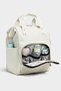 -07 Klinkır Mother Care Baby Bag Mother Bag Backpack Cream-Cream - 5