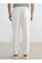 Lcw Vision White Regular Fit Men's Linen Look Trousers - 4