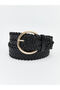 Women's Belt with Knitted Design Buckle from Uzg Store for Style Enthusiasts - 2