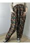 Pıtır Floral Flannel Dividin Mesh Baggy Trousers 100% Cotton Size 38 100 kg - 2