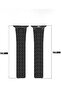 Movenchy Apple Watch 45mm Carbon Steel Band - Black - 2