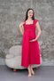 New Season Fuchsia Maternity Summer Elegant Lace Detailed Buttoned Strap Dressing Gown Nightgown Set - 9