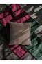 Luxury Coco Brown Decorative Throw Pillow - Filled Modern Tufted Woven Special Series Living Room Pillow - 2
