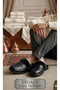 Luxury Leather and Fur Dowry Men's House Slippers - 2