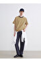 Esvab • Modern & Distinctive Zero Roba Collar Striped Combed Cotton Men's T-Shirt - 2