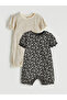 Sparkling Choices by Shining Store Baby Girl Embroidered Ruffle Romper 2-Pack