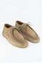 Men's Beige Suede Genuine Leather Daily Casual Lace-Up Rubber Sole Shoes – Bridge - 6