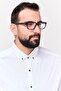Men L2692 Square Eyeglasses, Black - 2