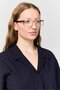Women WRJ1775S Rectangular Reading Glasses, Rose Gold - 2