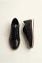 Men's Black Genuine Leather Sneaker Daily Casual Lace-Up Shoes – Siena - 3