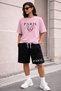 Men'S/Women's Shorts Set |   Premium Oversize T-Shirt and Shorts 2-Piece Set |   Summer Comfortable Sportswear - 2