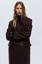 Wool-blend coat
