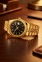 Men's Metal Wristwatch with Calendar, Stylish Design, in Special Box - 4