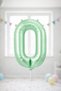 76 cm Retro Green 6 Number Age Balloon Foil Birthday Party Decoration