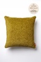 Pistachio Green Plain Chenille Textured Throw Pillow Cover with Piping Detail