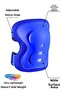 Set of 6 High Protection 3-12 Years Old Roller Skates Scooter Bicycle Skateboard Knee Elbow Hand Guard Protector Black - 2