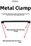 Radius Black Metal Furniture Handle 256 mm 25.6 cm Compatible Modern Kitchen Cabinet Drawer Handle 22.4 25.6 - 2