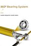 Premium 100% Steel Adjustable Jump Rope Jump Rope Gold - 4