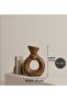 Kravat Model Decorative Vase Ceramic Stylish Vase Handmade Special Series 27 cm - 5