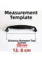 Furniture Handles Drawer Kitchen Cabinet Handles Door Handle Handle Cabinet Real Porcelain Black 128 mm - 2