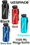 1500 ml Mega Size Tritan Water Bottle with Straw, School Water Bottle with Strap and Straw, Bpa Free Sports - 7