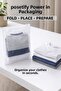 Zippered Organizer 30X40 cm |   10 Pieces |   Transparent Storage and Clothing Organizer for Luggage - 7