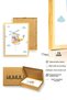 Children's Themed Dinosaur Helicopter Painting with Natural Wooden Frame - Vibrant Colors |   Huhu1632 - Single Table Natural Wood Frame - 3