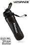 850 ml Transparent Body Tritan Water Bottle with Straw and Measurement Scale Water Bottle for School