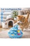 Hacıyatmaz Cat Toy 3-Layer Bulk Intelligence Toy 20X21 cm – Non-Tipping Interactive Food Toy - 3