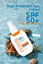 Cabin Size Spf 50 Sunscreen Waterproof Uva Uvb Arbutin Vitamin B Collagen High Protection Sunscreen 100ml - 3